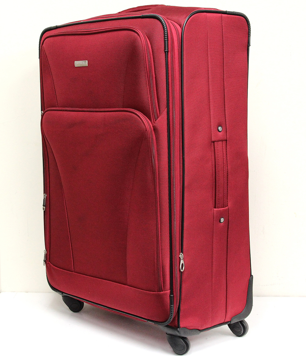 ソフトキャリーケース XLサイズ 4輪 レッド