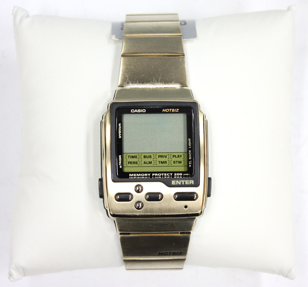 カシオ HOTBIZ ホットビズ DATABANK HBZ-100 腕時計-