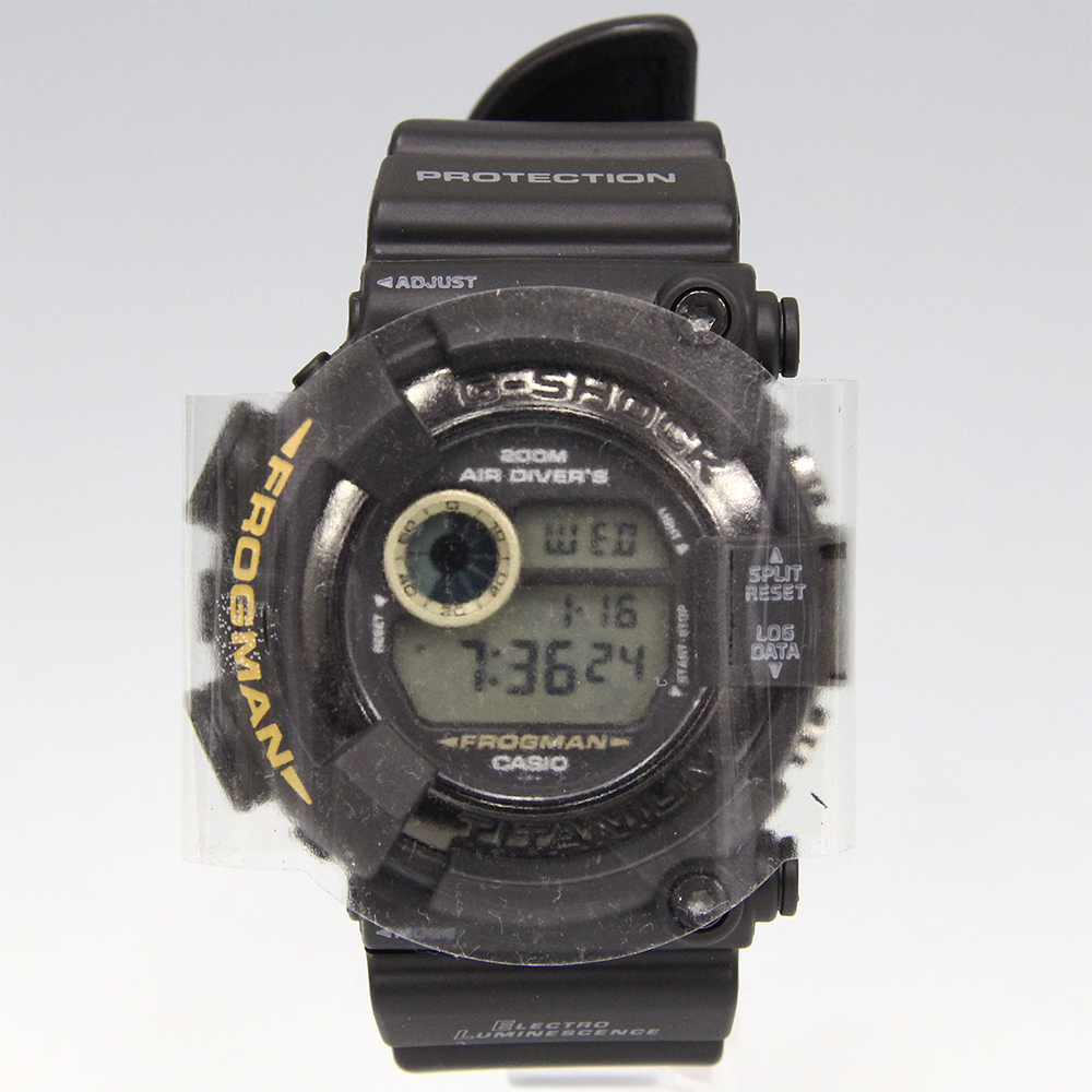 適切な価格 【ジャンク】G-SHOCK フロッグマン メンインブラック２ DW-8200 腕時計(デジタル)