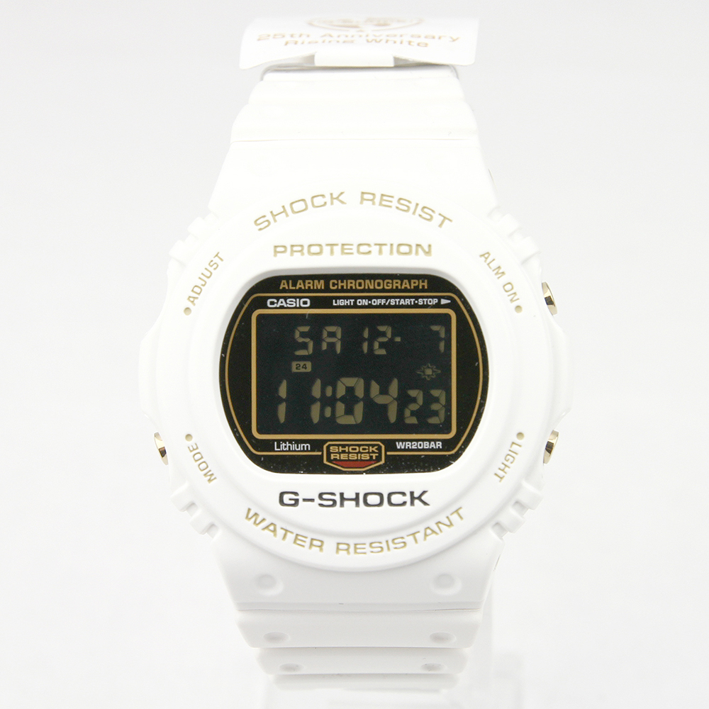 morosanwatchCASIO DW-5025B-7JF 25周年 ライジングホワイト - 腕時計