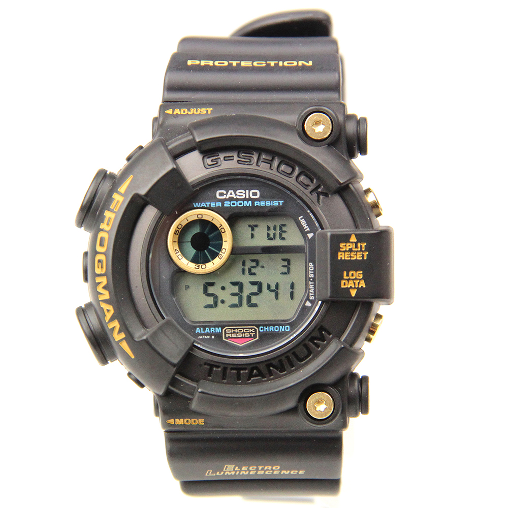 セット送料無料 CASIO G-SHOCK ゴールドチタンフロッグマン - 腕時計